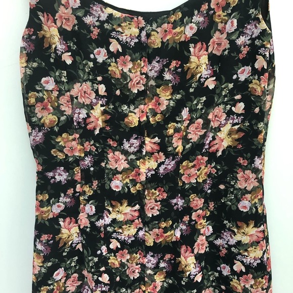 Parallel | Floral Sheath Sleeveless Sun Dress - Picture 6 of 8